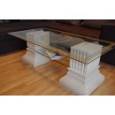 Couchtisch Steinmöbel Wohnzimmertisch Versa Serie Glastisch Beistelltisch Fossil