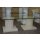 Ovaler S&auml;ulentisch Steinm&ouml;bel Cochtisch Ovaler Glastisch beleuchtet 120cmx60cm