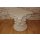 Runder Glastisch mit Medusa und Mäandermuster Versa Serie Couchtisch Steinmöbel