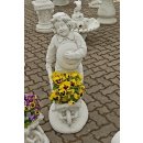 Gartenfigur Steinfigur Pflanzschale Pflanzkübel Kinderfiguren Dekofigur Figur