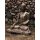 Sitzender Thai Buddha Gottheit Statue Gartenfigur Feng Shui
