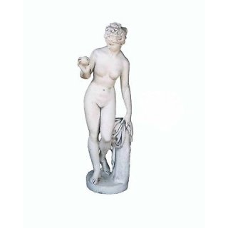 Nackte Frauenfigur Skulptur Gartenfigur Steinfigur Höhe: 120cm