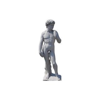 Adonis Steinfigur Griechische Statue David Figur Michelangelo Gott der Schönheit Höhe: 170cm