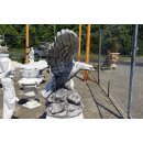 2 x Lebensgroße XXL Adler Gartenfigur Steinfigur Höhe: 106cm Gewicht: 196KG