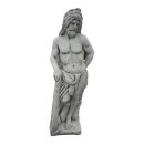 J&auml;ger Skulptur Gartenfigur Griechische M&auml;nner Steinfigur H&ouml;he: 168cm Gewicht: 349KG Wei&szlig; Grau