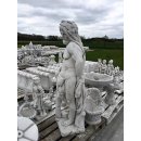 J&auml;ger Skulptur Gartenfigur Griechische M&auml;nner Steinfigur H&ouml;he: 168cm Gewicht: 349KG Wei&szlig; Grau