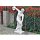 Diskobolos Griechischer Diskuswerfer Steinfigur Gartenfigur Gartenskulpture Weiß