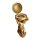 Atlas Mini Bar Globus auf dem R&uuml;cken Herkules Skulptur Griechische Figuren Gold