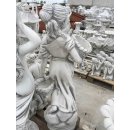 Griechische Frauenskulptur Gartenfigur Steinfigur Frauenfigur Pflanzschalen