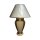 Antike Barock Tischlampe Nachttischlampe Kamin Lampe Bürolampe Beige Gold H:74cm