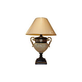 Tischlampe  Schreibtischlampe Vasenlampe M&auml;andermuster Versa Serie Steinm&ouml;bel