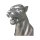 Bergl&ouml;we Panther Figur Raub Katze Puma L&ouml;we Jaguar Tierfigur Dekofigur Silber