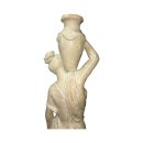 Antike Griechische Göttin Frauenfigur mit Wasserkrug Frauenstatue Dekofigur