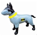 Lebensgroßer Bullterrier Batman Edition American Bully Kampfund Lack Art Design