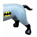 Lebensgro&szlig;er Bullterrier Batman Edition American Bully Kampfund Lack Art Design
