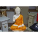 Sitzender Thai Buddha Figur Feng Shui Lotus Asien...